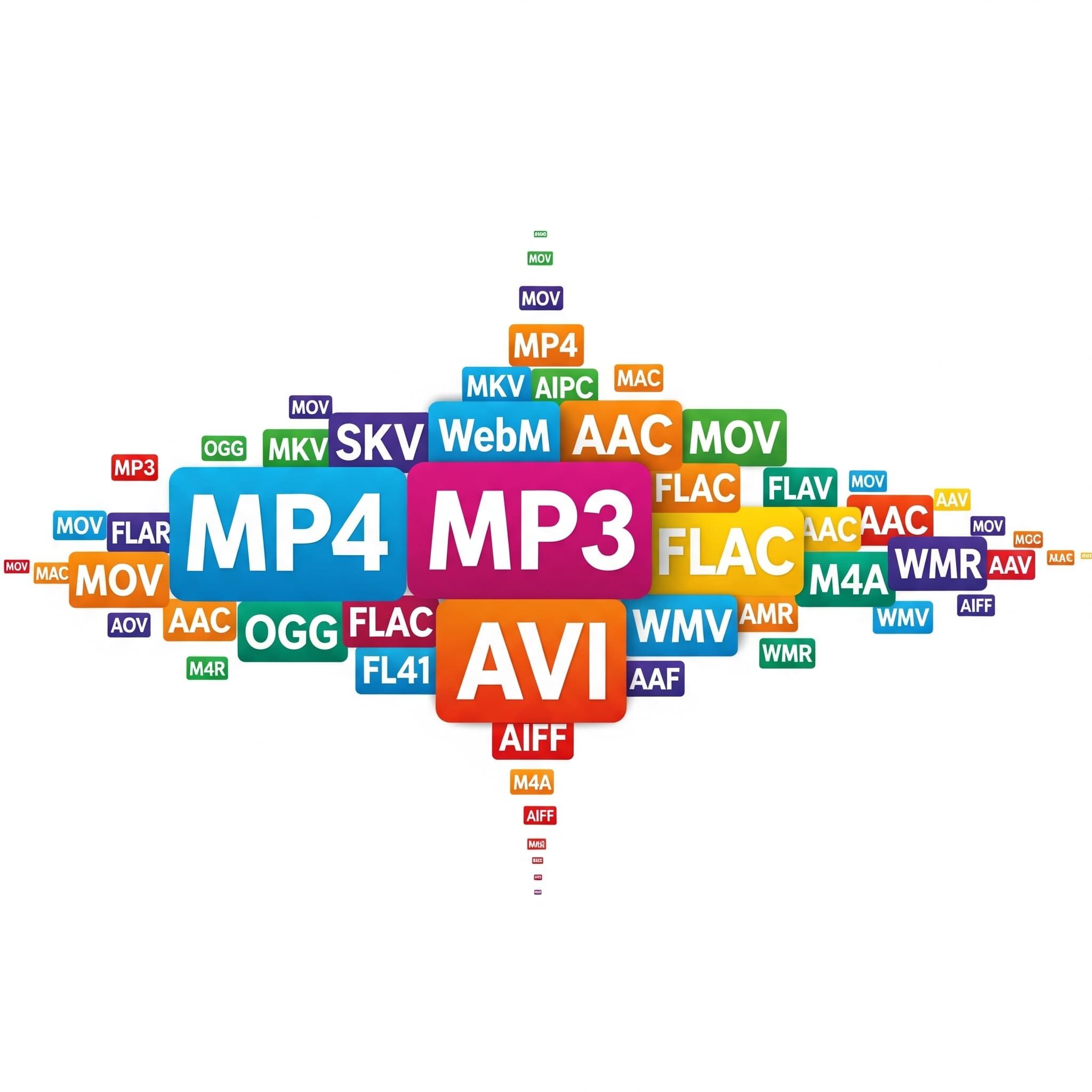 Vidcombo video converter interface showing MP4, MP3, and GIF format options with quality settings