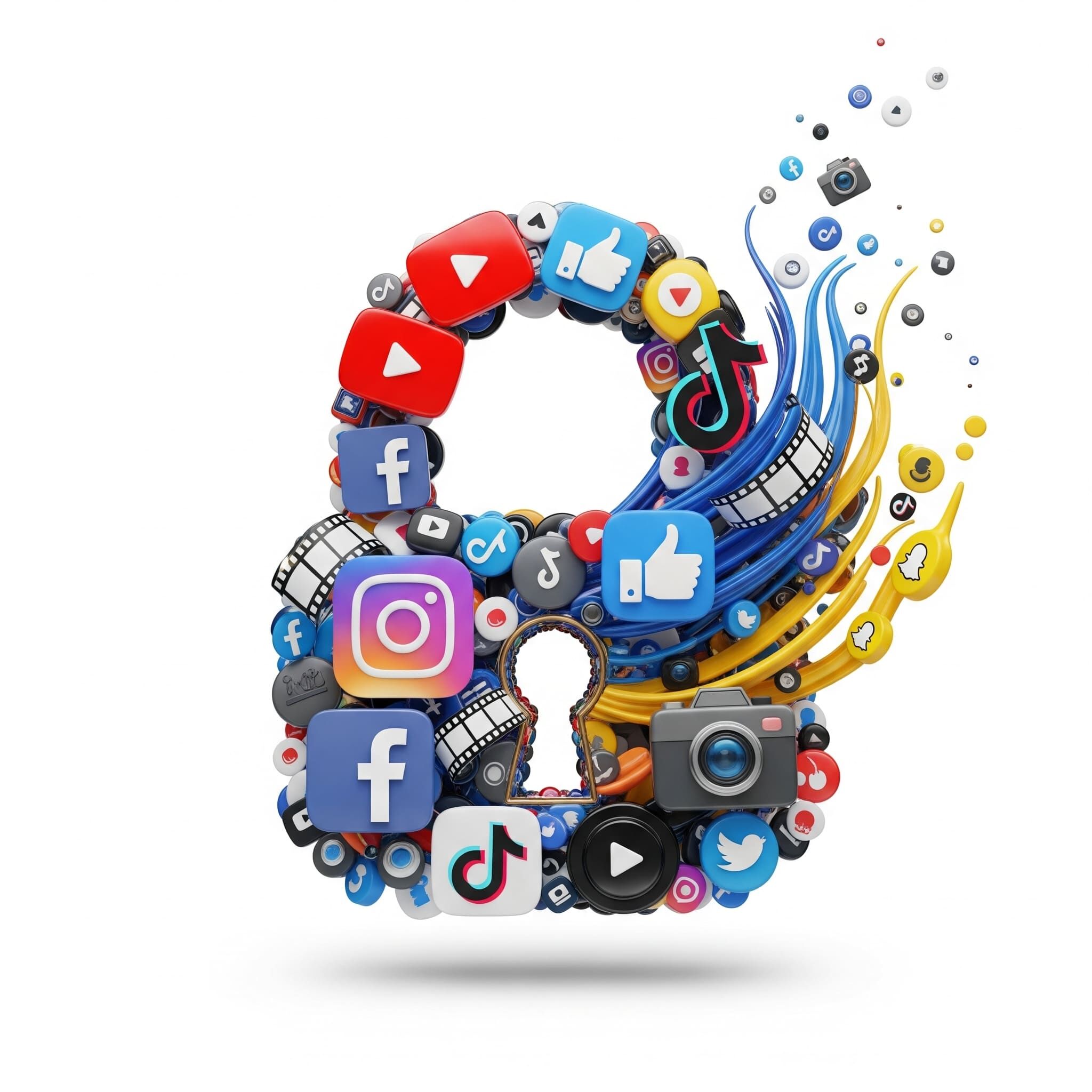 Vidcombo security dashboard with password-protected folders and encryption settings